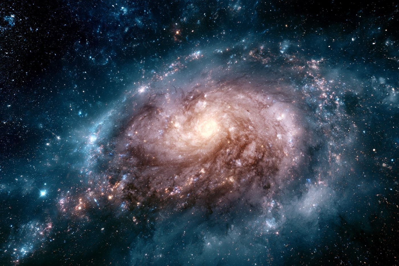 Galassia a spirale — la costellazione dei 18 moduli